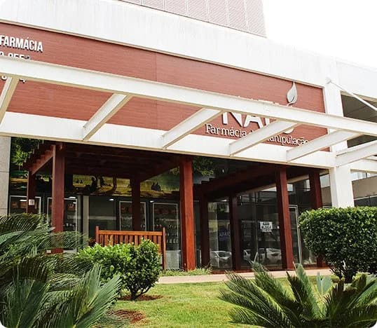 Fachada da Natu Farmácia de Manipulação em Brasília