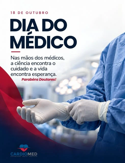 Publicação da Cardiomed para o Dia do Médico