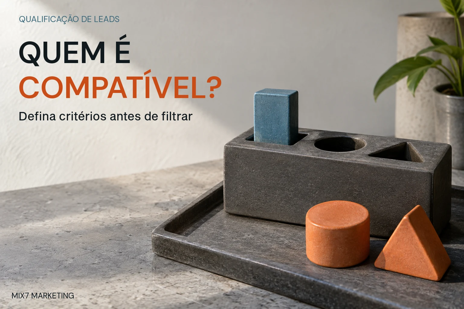 Peças de formas diferentes diante de encaixes compatíveis, ao lado da pergunta Quem é compatível